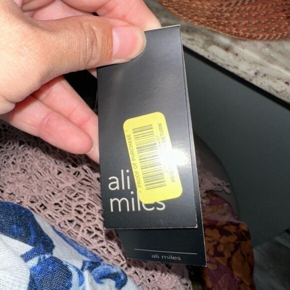 Ali Miles Mauve Pink Lace tunic top size medium - Picture 7 of 7